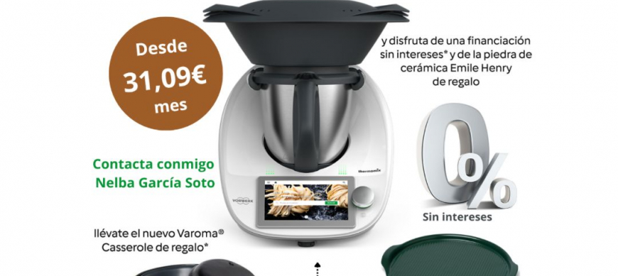 ¡ÚLTIMOS DIAS! Thermomix® TM6 0% SIN INTERES y regalos exclusivos por Reyes