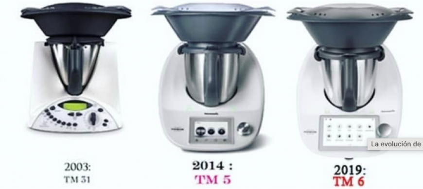 ¿Qué modelos de Thermomix® existen y cuáles son las diferencias? Diferentes modelos de Thermomix® .