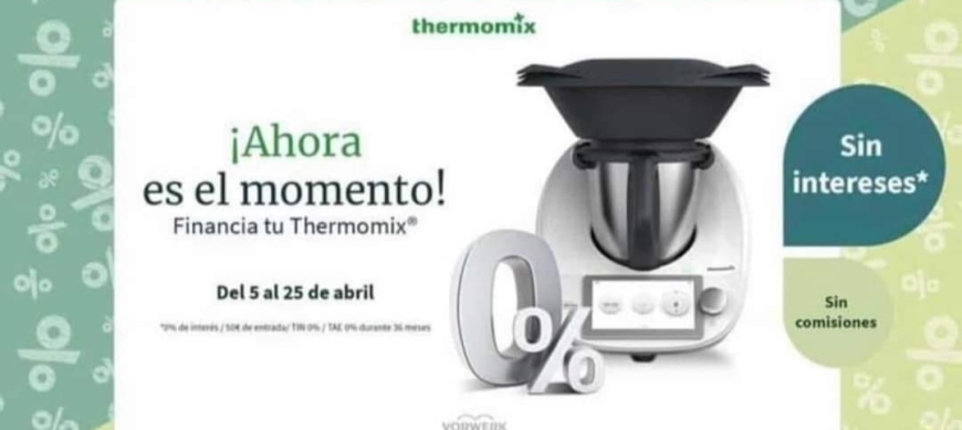 Thermomix® Tm6 Doble 0. Financiación sin intereses ni gastos