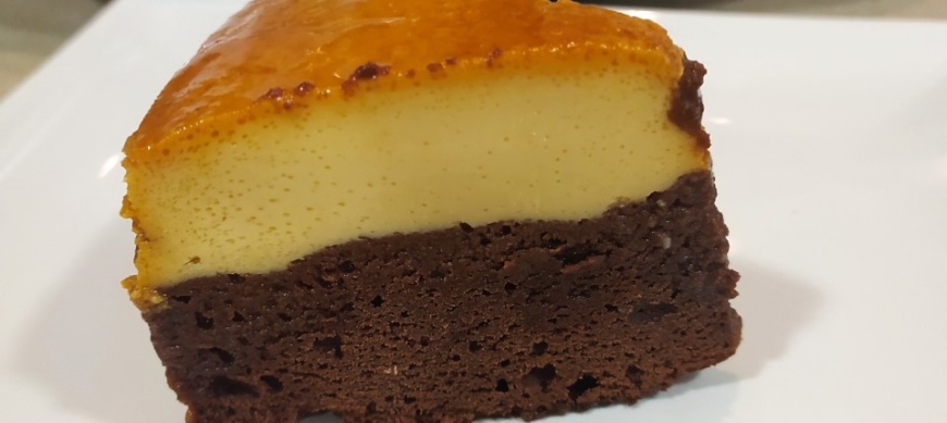 BROWNIE FLAN con Thermomix® 