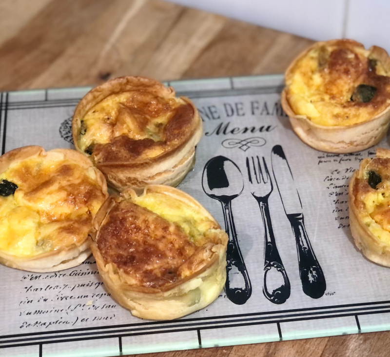 Mini quiches rápidas