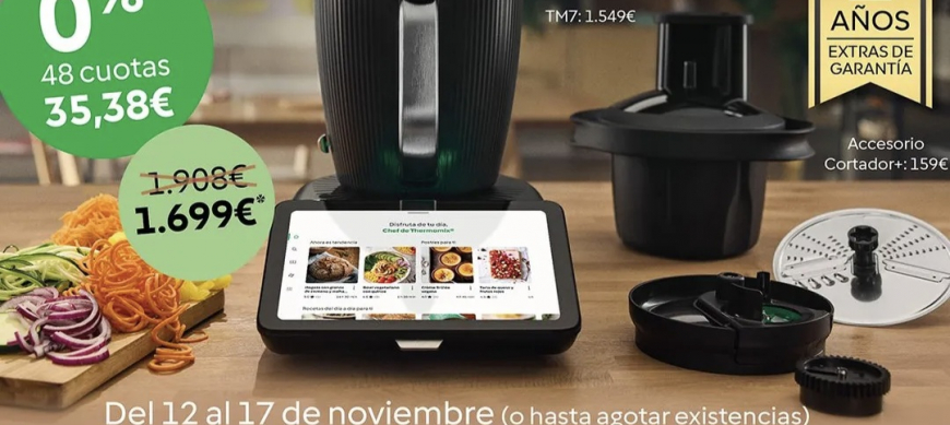Thermomix® TM7 + cortador + garantía extra