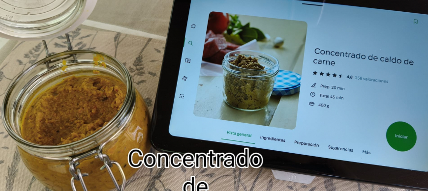 Concentrado de caldo de carne