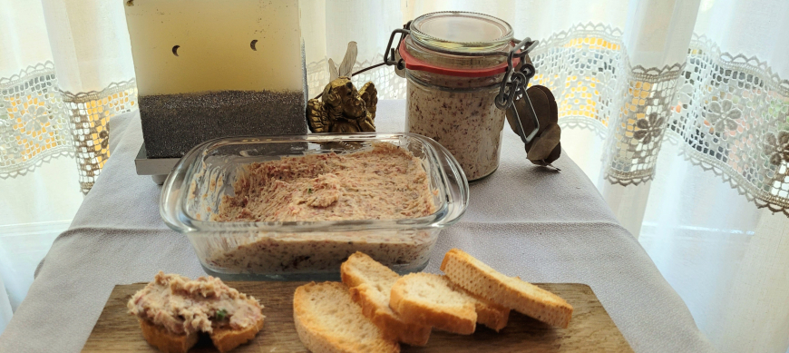 Paté de fuet. Regala Navidad con Termomix.