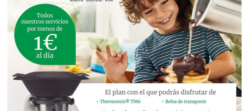 El mejor robot de cocina del mercado por menos de un euro al día: Descubre Plan Vive Thermomix® 