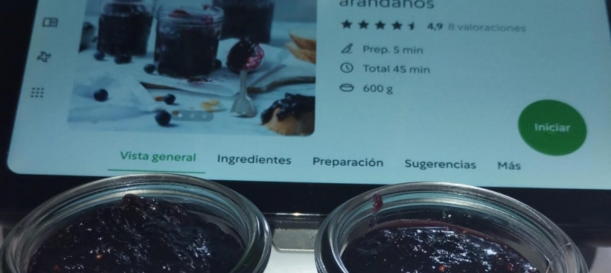 MERMELADA DE ARÁNDANOS CON Thermomix® EN RIBERA DEL FRESNO