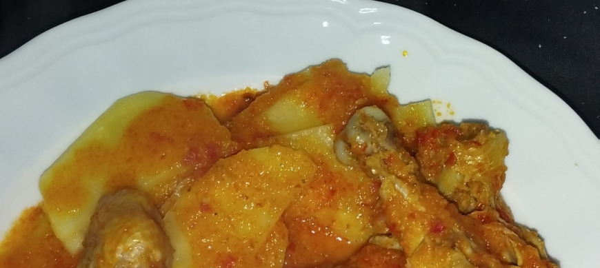 MUSLITOS DE POLLO CON SALSA DE ZANAHORIA Y PATATAS CON Thermomix® EN RIBERA DEL FRESNO