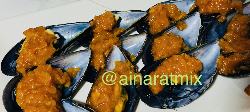Mejillones al vapor con salsa picante