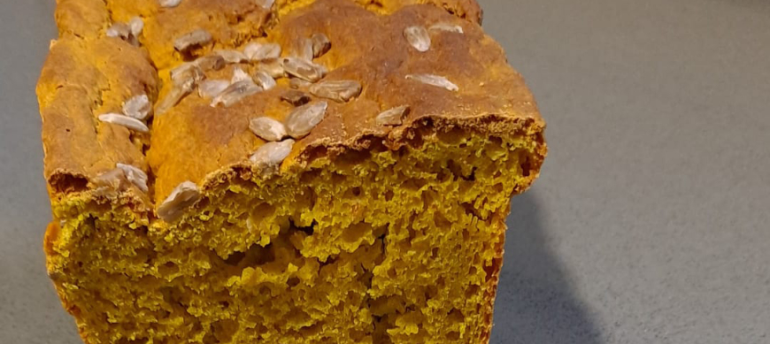 Pan de molde de trigo sarraceno y cúrcuma (Receta cedida pot Jordi Vilana)