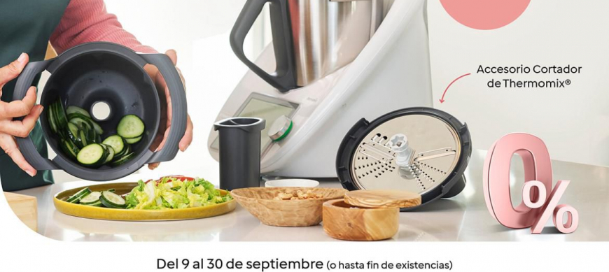 Thermomix® TM 6 sin intereses y regalo cortador