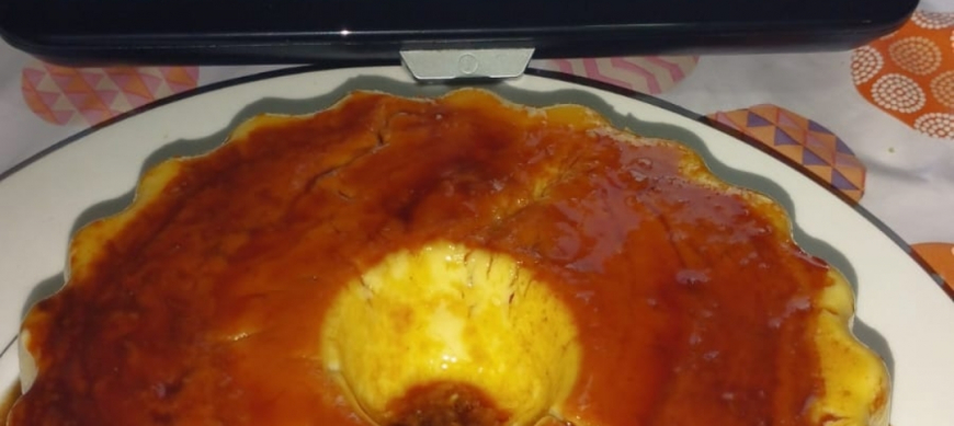 FLAN DE PIÑA Y QUESITOS CON Thermomix® EN RIBERA DEL FRESNO