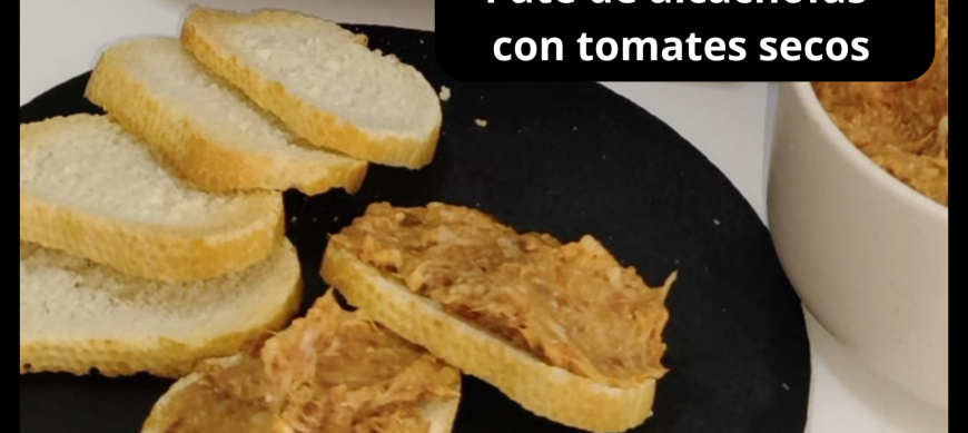 Paté de alcachofas con tomates secos