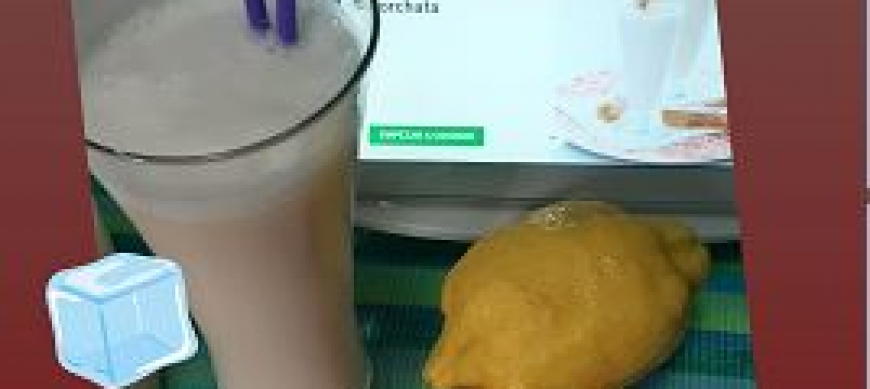 Granizado de horchata ... con Thermomix® 