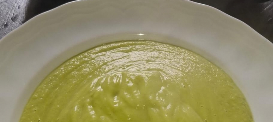 CREMA DE COLIFLOR Y CALABACIN CON Thermomix® EN RIBERA DEL FRESNO
