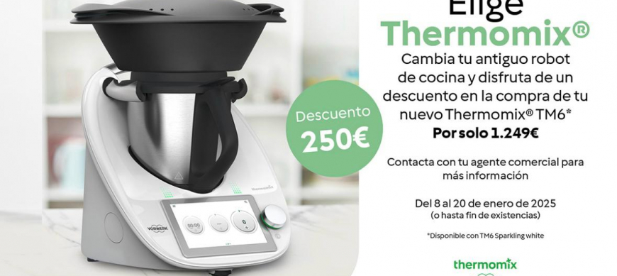 **¡El Mejor Momento para Comprar Thermomix® ! 250€ de Descuento Exclusivo!