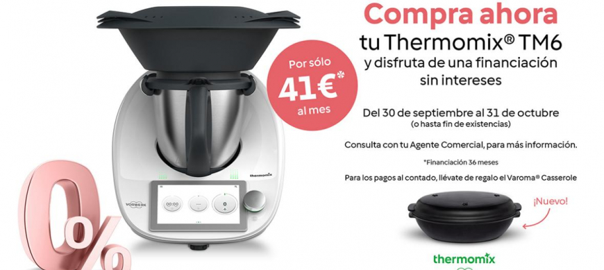 Precio Thermomix® TM6 y forma de pago #octubre