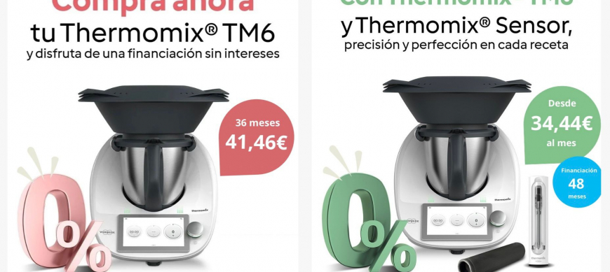 ¡COMPRA TU Thermomix® AHORA Y FINANCIA CON EL 0% SIN INTERESES!