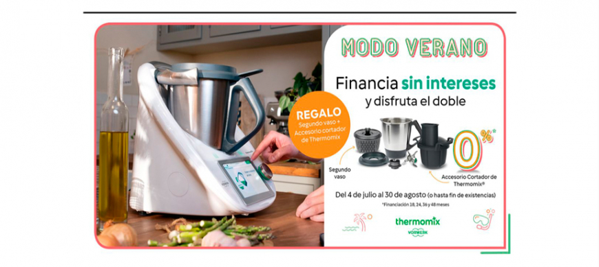 Vaso y cortador de REGALO! Financia SIN INTERESES