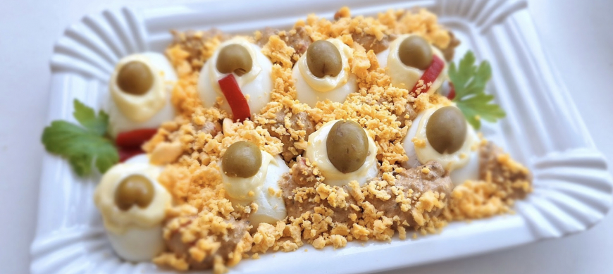 Huevos rellenos para verano 