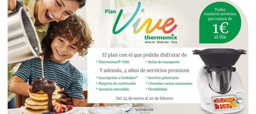 Plan Vive Thermomix® ¡por menos de un euro al día!