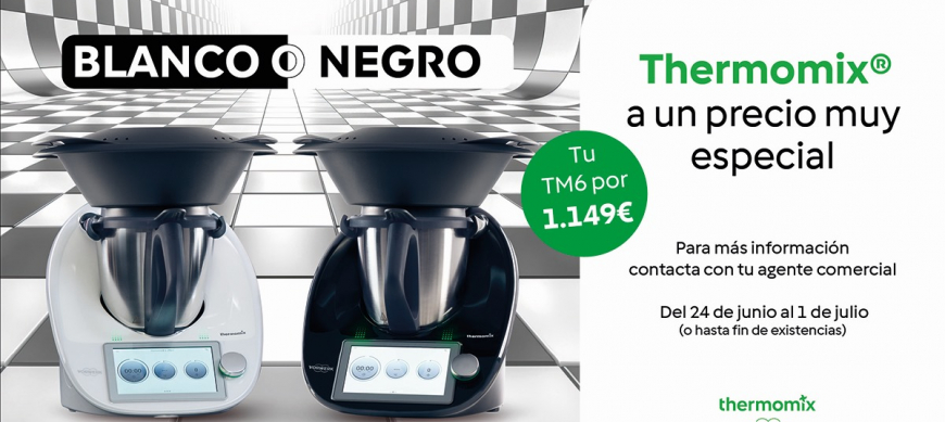 “¡Oferta Irrepetible! Descuento de 350€ en Thermomix® : ¡Blanca o Negra, tú decides!”