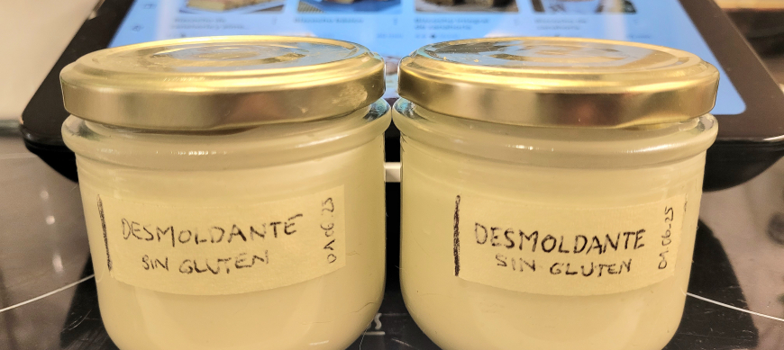 Desmoldante. Básicos con Thermomix® . Ahorro y sin gluten.