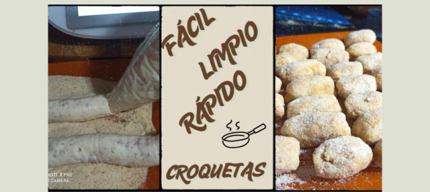 Croquetas perfectas con Thermomix® TM7: el truco de la manga pastelera para montarlas más rápido (y sin manchar)