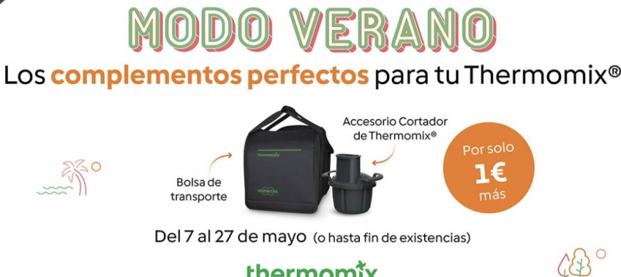 Thermomix® + accesorio cortador+ bolsa de transporte