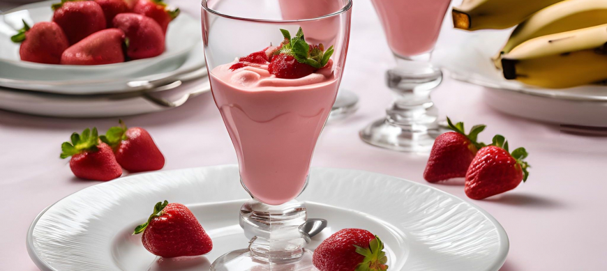 CREMA FRESCA DE FRESAS , SIN LECHE Y SIN AZÚCAR