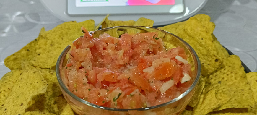 PICO DE GALLO A MI MANERA con Thermomix® 