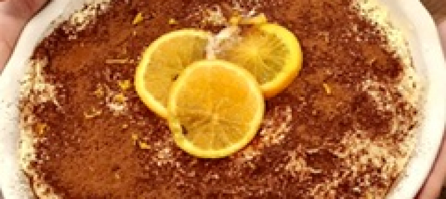 Tiramisu de naranja