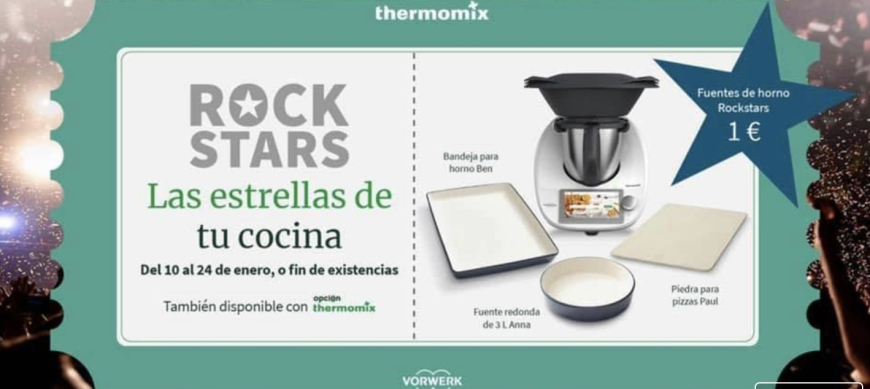 Taller virtual de cocina ligera con Thermomix® y Rockstars