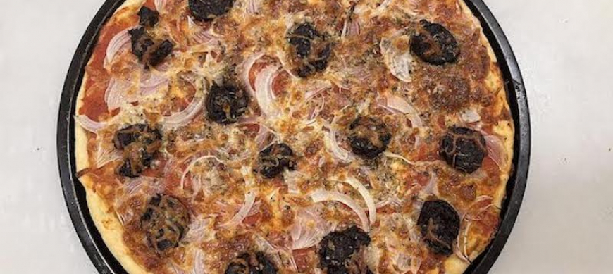 Pizza de Morcilla