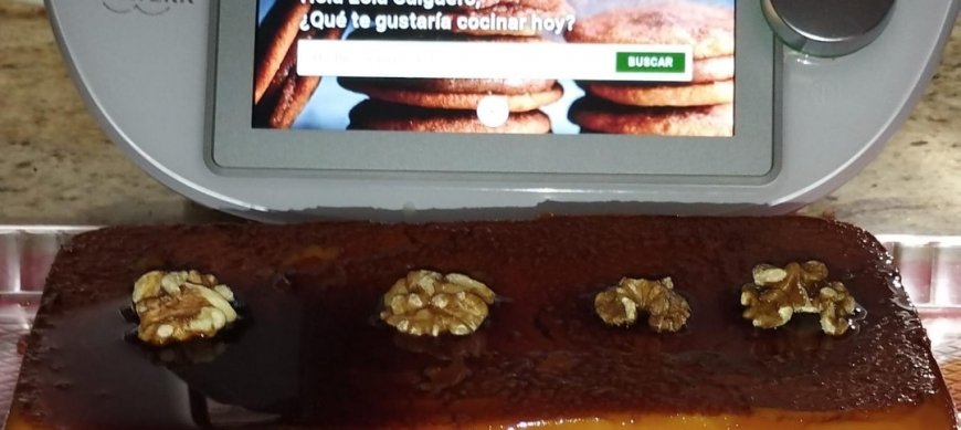 PUDÍN DE MAGDALENAS, QUESITOS Y NUECES CON Thermomix® EN RIBERA DEL FRESNO