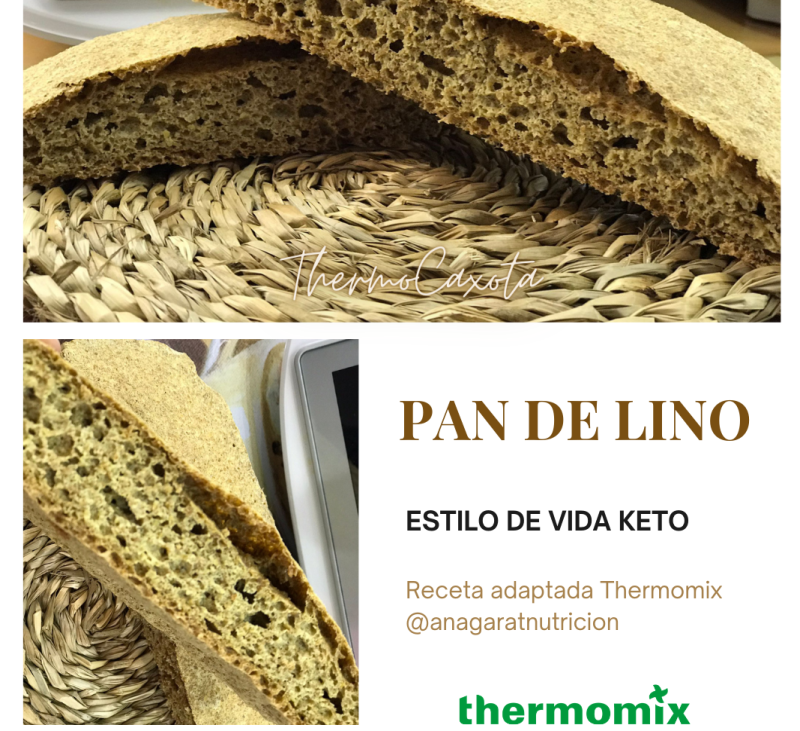 PAN DE LINO CON Thermomix® - 