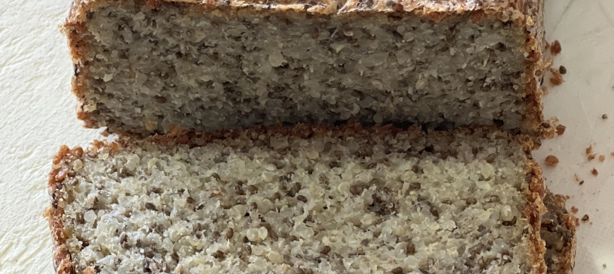 Pan de quinoa y chia