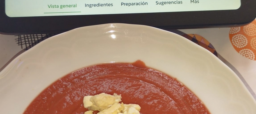 SALMOREJO DE REMOLACHA CON Thermomix® EN RIBERA DEL FRESNO