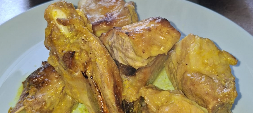 COSTILLAS CON MIEL Y MOSTAZA EN PAPILLOTE CON Thermomix® EN RIBERA DEL FRESNO