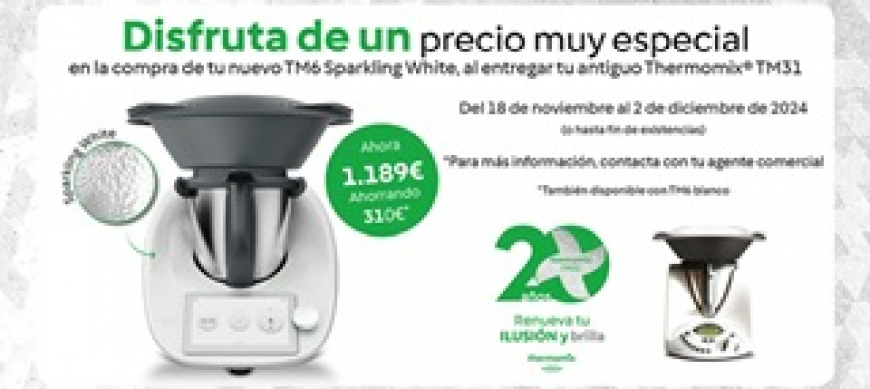 OFERTAS Thermomix® o% O segundo vaso O PLAN RENOVÉ O descuento TU ELIGES