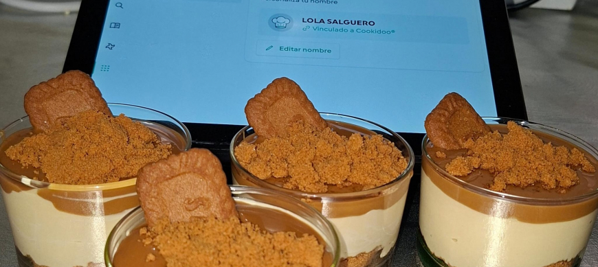 POSTRE DE GALLETAS LOTUS CON Thermomix® EN RIBERA DEL FRESNO