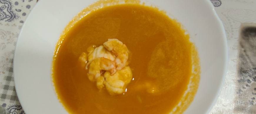 Sopa de pescado Navidad