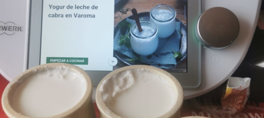 Yogurt con leche de cabra en Varoma