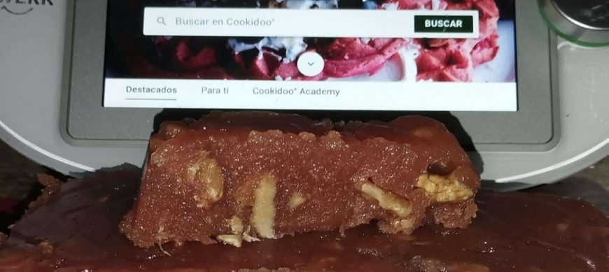 DULCE MEMBRILLO CON NUECES CON Thermomix® EN RIBERA DEL FRESNO