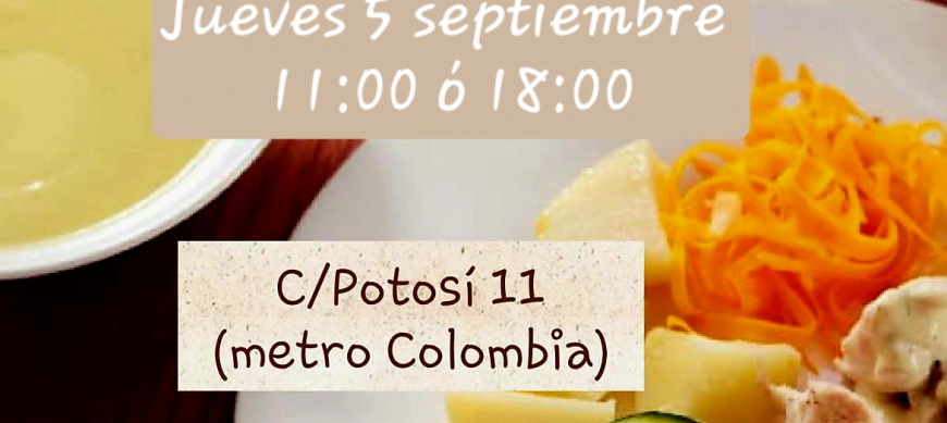 ¡¡CLASE DE COCINA MENúS COMPLETOS!! Jueves 5 Septiembre 11:00 y a las 18:00