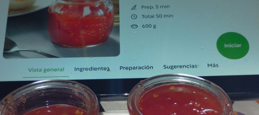 MERMELADA DE TOMATE CON Thermomix® EN RIBERA DEL FRESNO