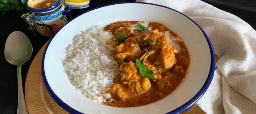 Cookidoo por el mundo: Curry cremoso de pollo – India