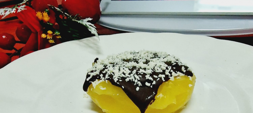 POSTRE DE NARANJA Y CHOCOLATES,CON Thermomix® .