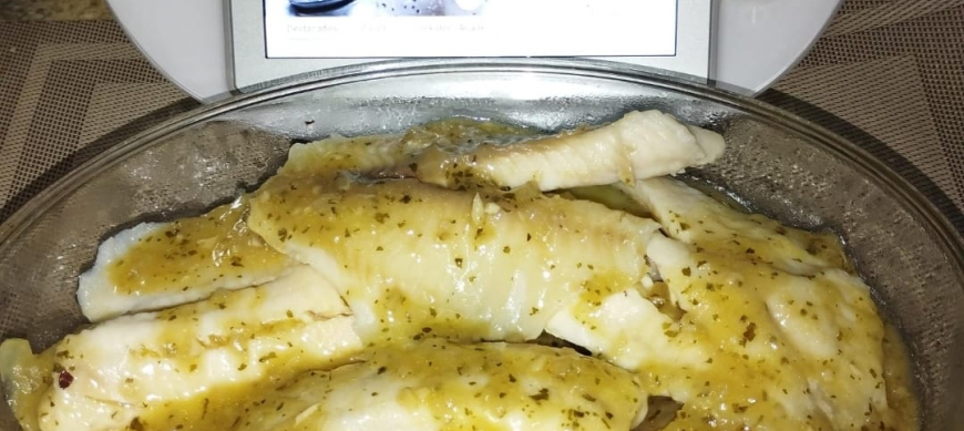 FILETES DE TILAPIA Y PATATAS AL VAPOR EN SALSA VERDE CON Thermomix® EN RIBERA DEL FRESNO