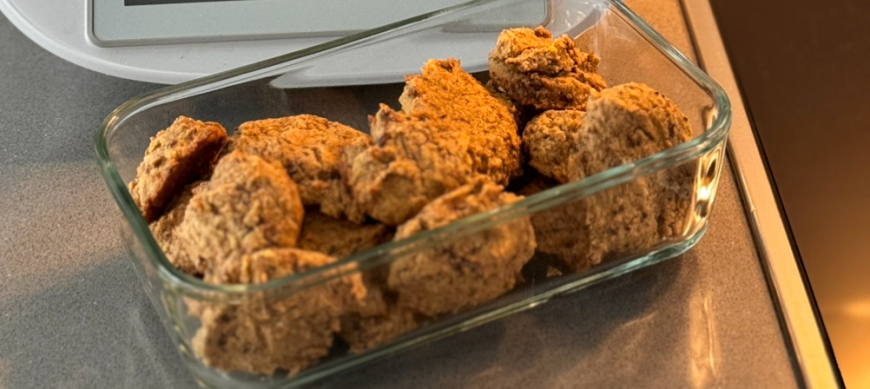 Galletas de calabaza con pepitas de chocolate a mi manera