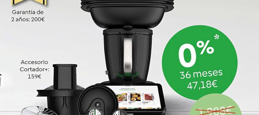 Thermomix&reg; sin Intereses+accesorio cortador+5 años de garantía